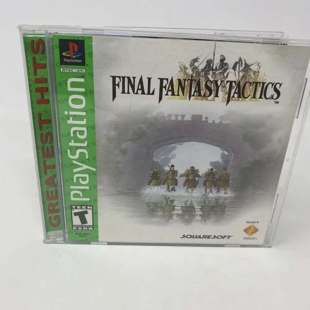 Final Fantasy Tactics Greatest Hits (Sony PlayStation 1, 1998) PS1, complete CIB